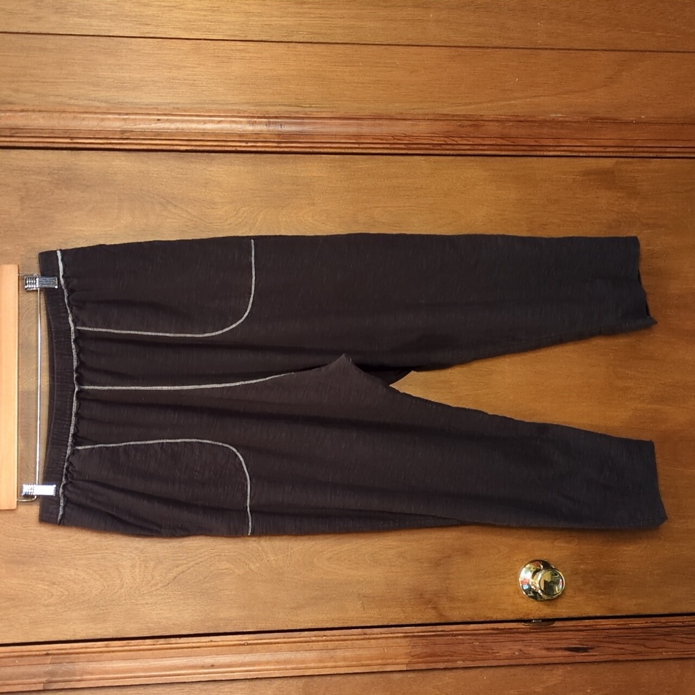 Free People Intimately Catching Feels Joggers In Dark Charcoal Size M - Picture 2 of 8